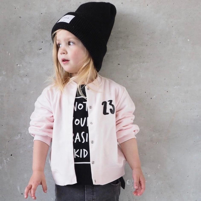 Bomber jack  gepersonaliseerd roze