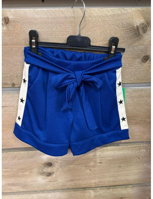 Short blauw 