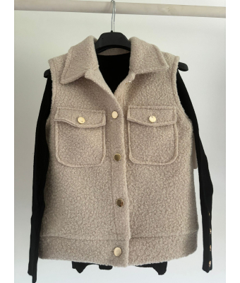 Gilet cremé