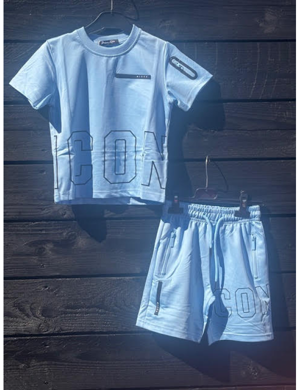 Icon blauw kort