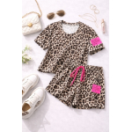 Trendy Meisjes Comfi Set Panterprint