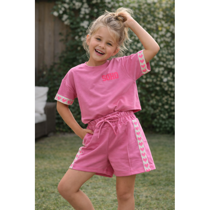 Comfi set meiden fuchsia hart