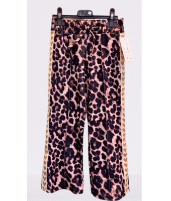 Panter pantalon met hartjes bies