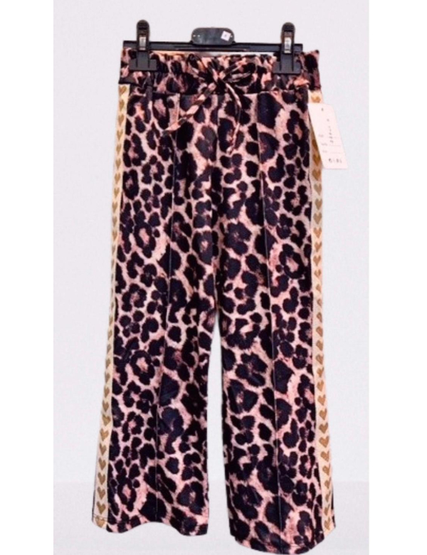 Panter pantalon met hartjes bies