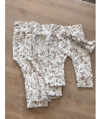 broek drops grijs/bruin